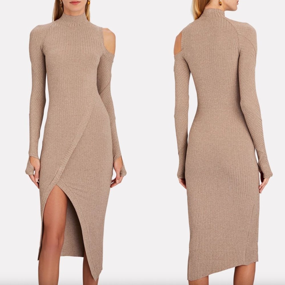 Alix NYC HARPER Cut-Out Midi Dress